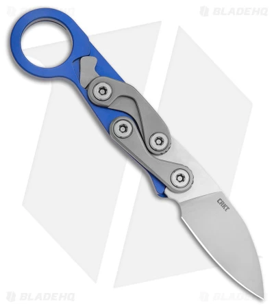 CRKT Provoke EDC Kinematic Morphing Karambit Blue Aluminum (2.56" SW) - Image 2