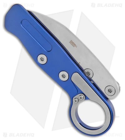 CRKT Provoke EDC Kinematic Morphing Karambit Blue Aluminum (2.56" SW) - Image 3