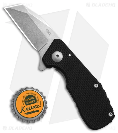 CRKT Razelcliffe Frame Lock Knife Black G-10 (2.4" Stonewash) - Image 4
