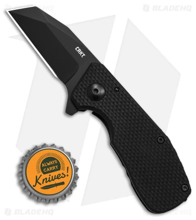 CRKT Graham Razelcliffe Frame Lock Knife Black G-10 (2.4" Black) - Image 4