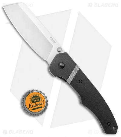CRKT Ripsnort II Liner Lock Knife Black GRN (3.5" Satin) - Image 4