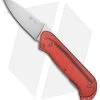 CRKT Rollock Pocket Knife Red Translucent (2.25" Polish) 5202R