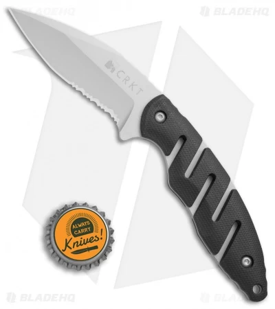 CRKT Ryan Plan B Fixed Blade Knife Zytel (2.8" Bead Blast Serr) 2813 - Image 4