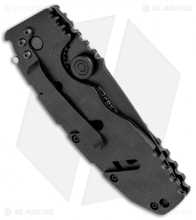CRKT Ryan Seven Liner Lock Knife Black (3.375" Black Serr) 6813K - Image 3