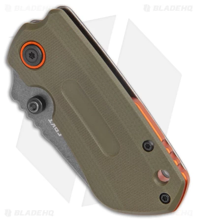 CRKT Schwarz Overland Compact Frame Lock Knife OD Green G-10 (2.24" Black) 6277 - Image 2