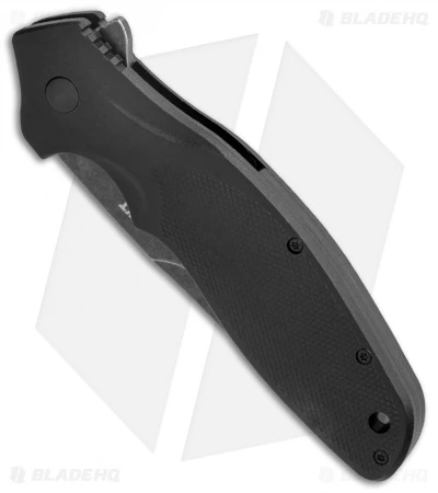 CRKT Shenanigan Spring Assist Knife Black/Veff Serration (3.4" Black SW) K800KKP - Image 2