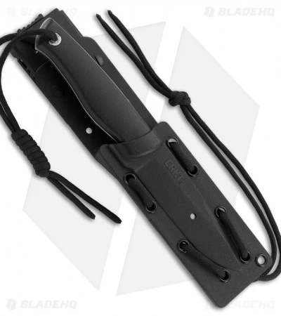 CRKT TSR Terzuola Survival Rescue Fixed Blade Knife Black GFN (4.3" Satin ) 2061 - Image 3