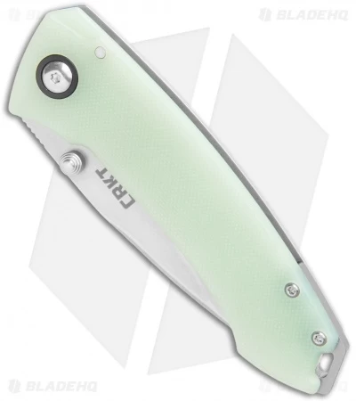 CRKT Tuna Frame Lock Knife Natural G-10 (3.25" Stonewash D2) - Image 2