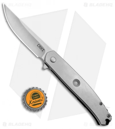 CRKT Vizzle Frame Lock Knife Stainless Steel (3.35" Satin) 5320 - Image 4