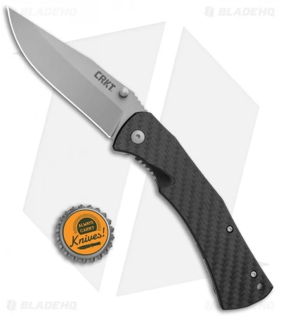 CRKT Xan Spring Assisted Knife Carbon Fiber/G-10 (3.66" Bead Blast) 2085 - Image 4
