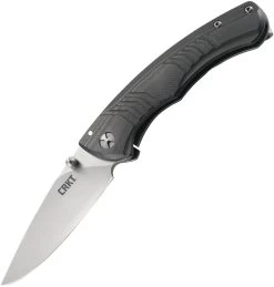 CRKT Full Throttle Framelock A/O CR7031, 2.902" 8Cr13MoV Plain Blade, Black G10 Front W/ 2Cr13 SS Back Handle