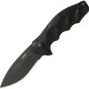 CRKT K221KKP Foresight Assisted Opening, 3.53" 1.4116 Steel Stonewashed Plain Blade, Glass Reinforced Nylon Handle