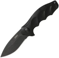 CRKT K221KKP Foresight Assisted Opening, 3.53" 1.4116 Steel Stonewashed Plain Blade, Glass Reinforced Nylon Handle