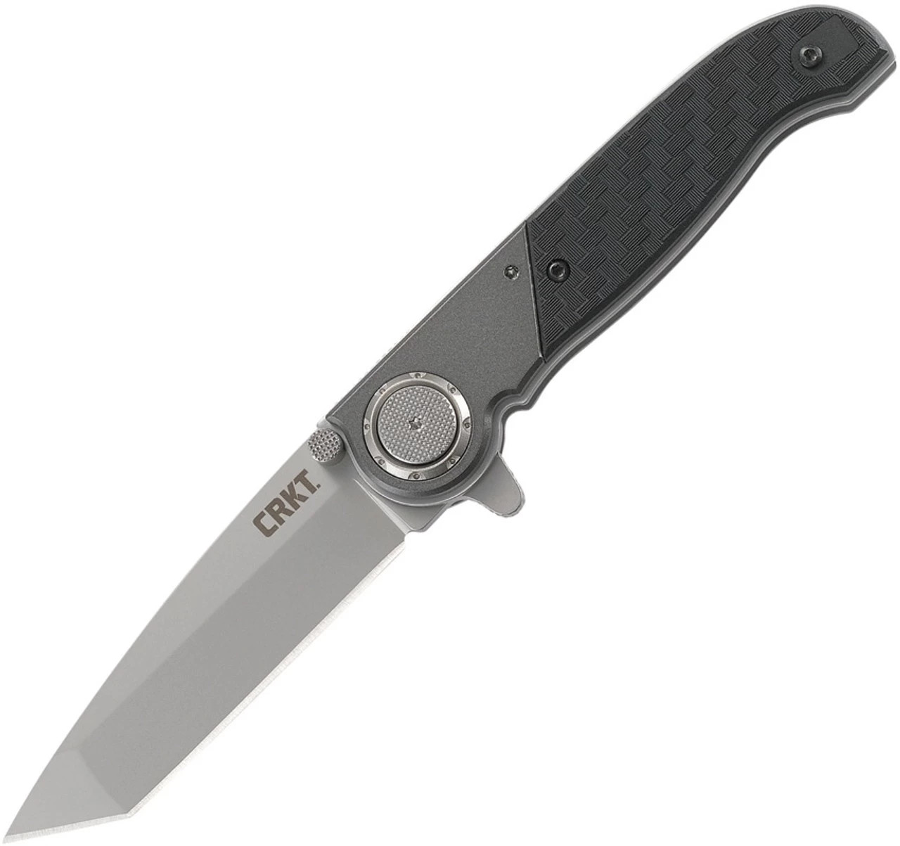 CRKT M40 Deadbolt Lock Tanto CRM400, 2.937" 1.4116 Plain Blade, Bolster - 6063 Al | Onlay - Glass Reinforced Nylon Handle