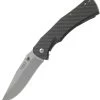 CRKT Xan Framelock CR2085, 3.666" 1.4116 Plain Blade, Carbon Fiber Black G10 Handle Base W/ Bead Blast Finish On The Back