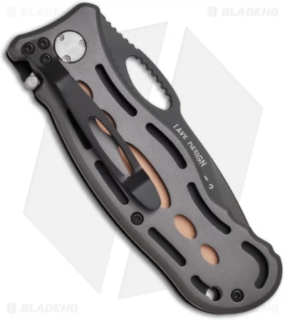 CRKT Lake Thunderbolt 2 Liner Lock Knife (3.43" Gray) 7130 - Image 2