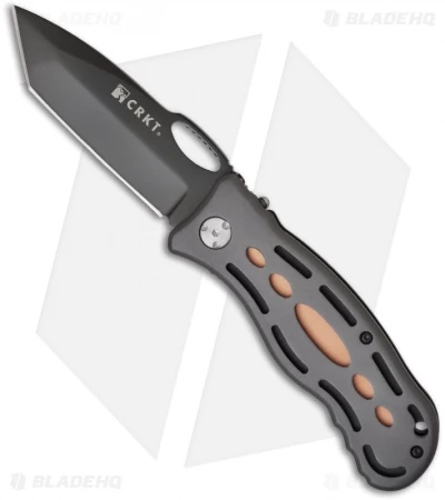 CRKT Lake Thunderbolt 2 Liner Lock Knife (3.43" Gray) 7130