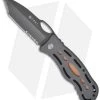 CRKT Lake Thunderbolt Liner Lock Knife (3.9" Gray Serr) 7133