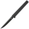 CRKT CEO Flipper Blackout, 3.35" AUS8 Blade, Black GRN Handle - 7097K