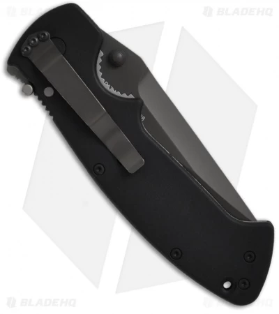 CRKT Crawford Kasper Liner Lock Knife (3.75" Black Serr) 6783Z - Image 2