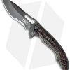 CRKT Ikoma Fossil Small Frame Lock Knife (3.41" Gray Serr) 5461