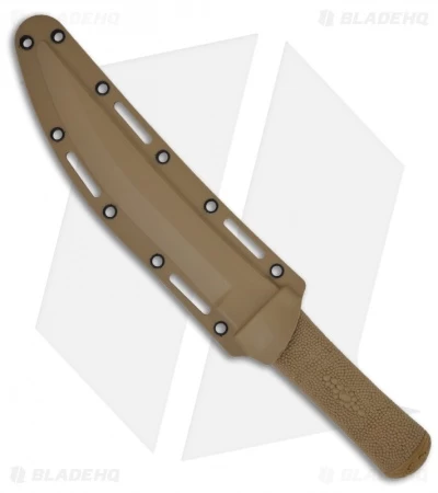 CRKT Hissatsu Knife Desert Tan Fixed Blade Tanto (7" Brown) 2907D - Image 2