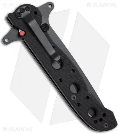 CRKT Carson M16-13SFG Special Forces Tanto Flipper Knife G-10 (3.5" Black Serr) - Image 2