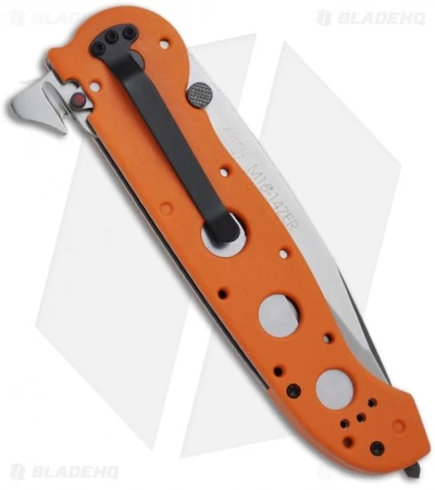 CRKT Carson M16-14ZER Emergency Rescue Tanto Knife Zytel (3.75" Satin Serr) - Image 2