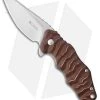 CRKT Onion Wrinkle 2 Folding Knife Brown (2.75" Satin) K200BXP