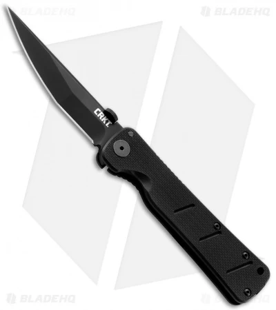 CRKT Shizuka Noh Ken Frame Lock Knife G-10 (3.75" Black) 2926