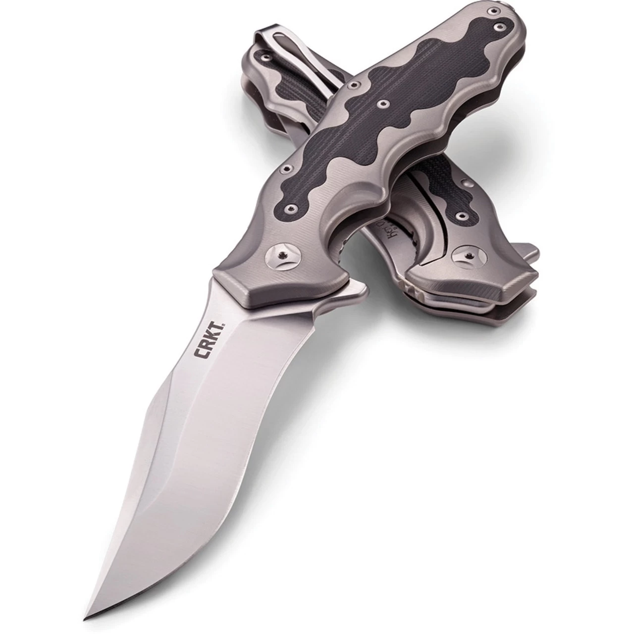 CRKT Ken Onion Motley Flipper K210CFXP, 3.875" Sleipner Plain Blade, Titanium Carbon Fiber Inlays Handle-Limited To 500 - Image 6