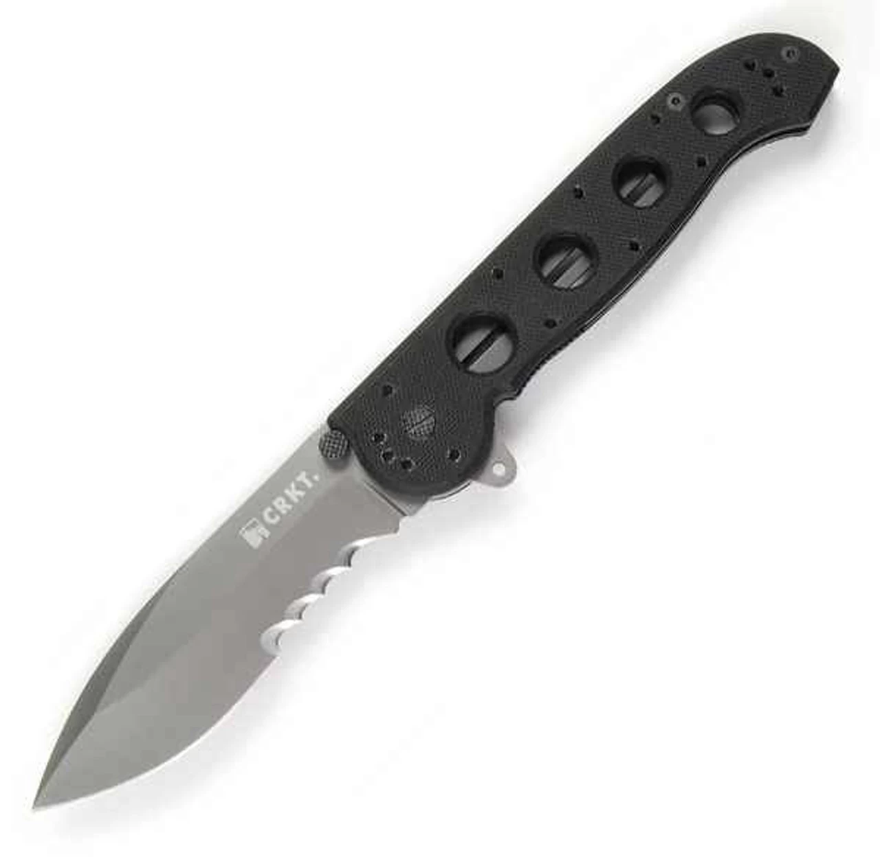 CRKT M21-14G Carson Folder, 3.8" 8Cr14MoV Combo Blade, G-10 Handle