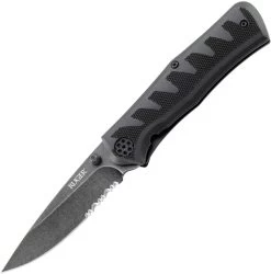 CRKT Ruger 1202K A/O Crack Shot Compact, 3.13" 8Cr13Mov Black Combo Blade, GFN Handle